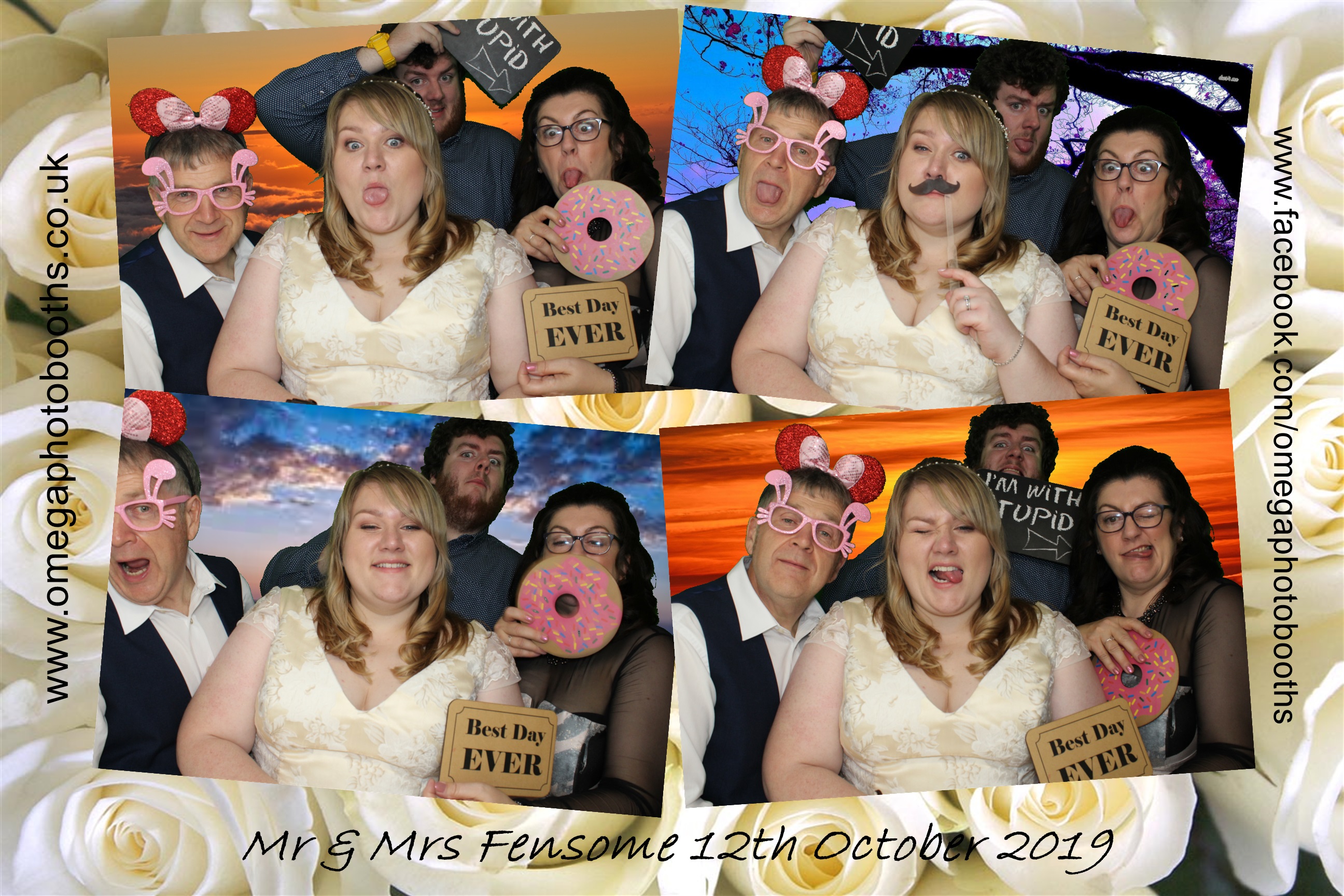 Mr & Mrs Fensome | View more photos from the event at gallery.omegaphotobooths.co.uk/u/Omega-Photobooths/Mr-Mrs-Fensome